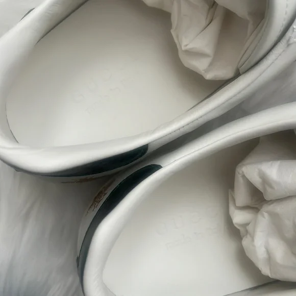 🆕 💯%Auth Gucci Sneakers Ace Embroidered Gucci 10 / US 11 - Picture 3 of 13